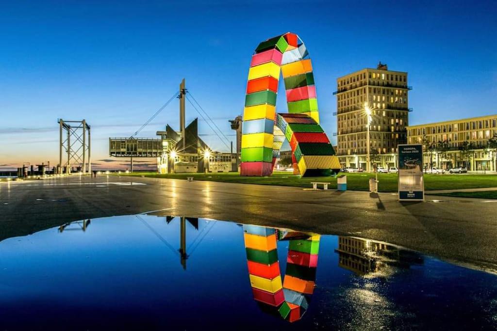 Chez K&D T2 Vert Le Havre Esterno foto